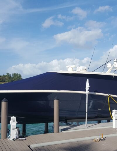 custom boat covers — Artful Canvas Design, St. Petersburg FL