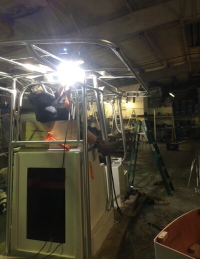 marine metal fabrication and welding — Artful Canvas Design, St. Petersburg FL